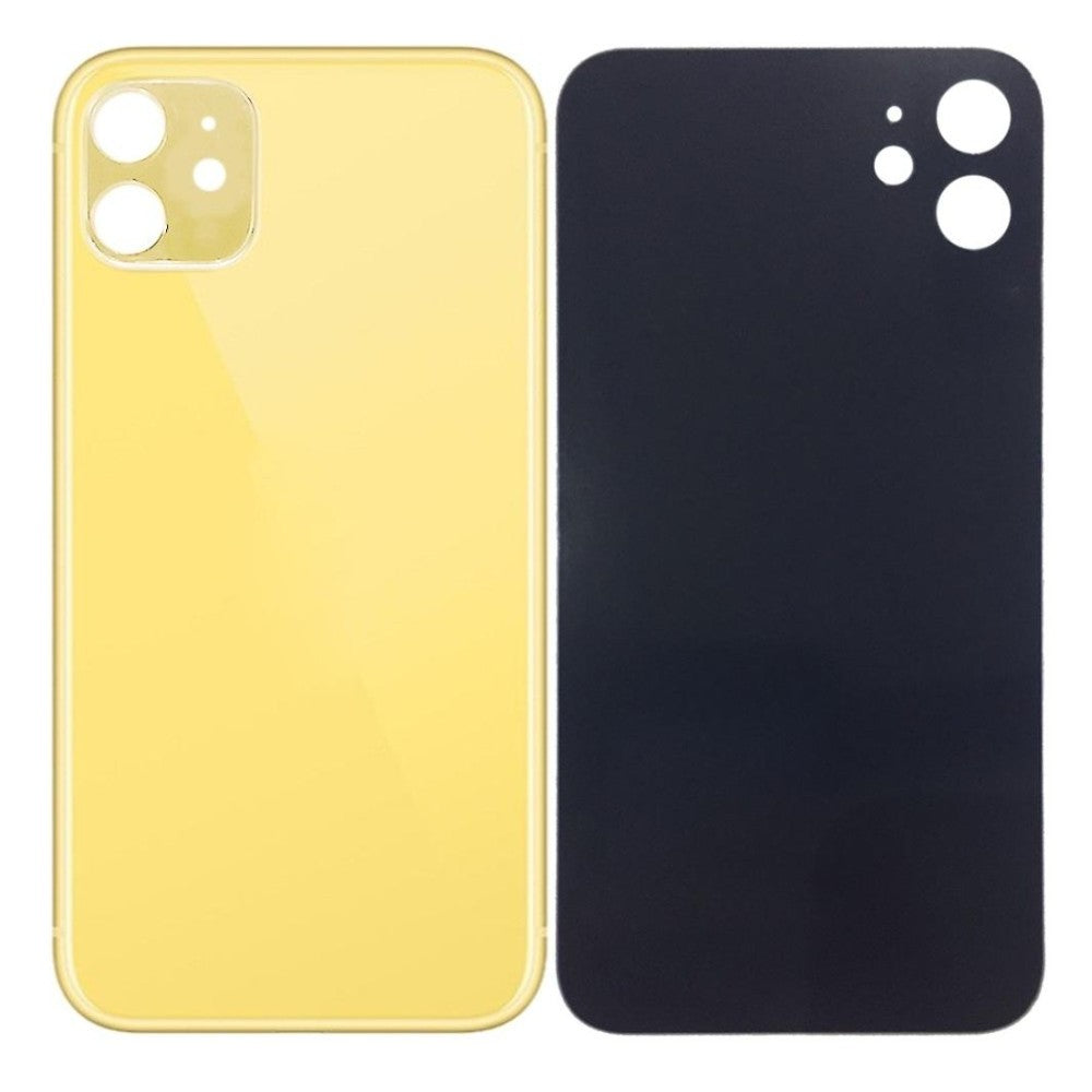 Back Glass Panel for Apple iPhone 11 Yellow - EGFix Back Glass Panel for Apple iPhone 11 Yellow - EGFix